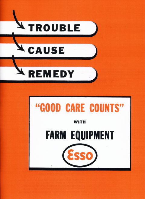 BB-ESSO-IMPLEMENT Binder Books IH MANUALS & DECALS