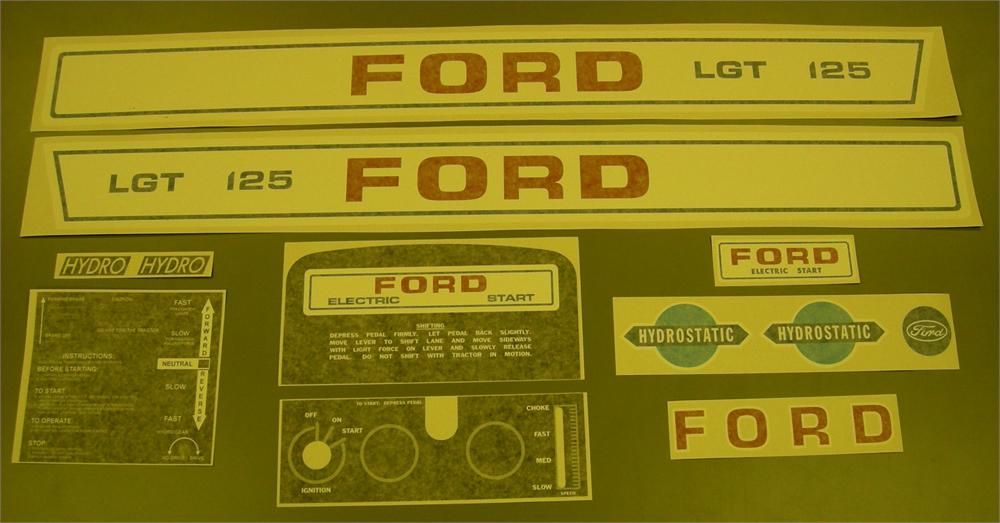 BB-FO-GT-LGT125 Binder Books IH MANUALS & DECALS