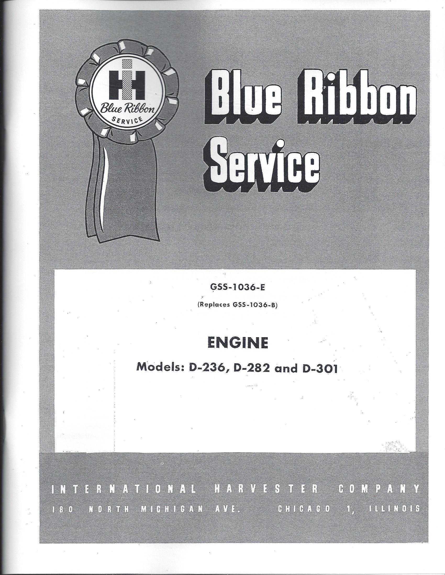 BB-GSS460DSET Binder Books IH MANUALS & DECALS