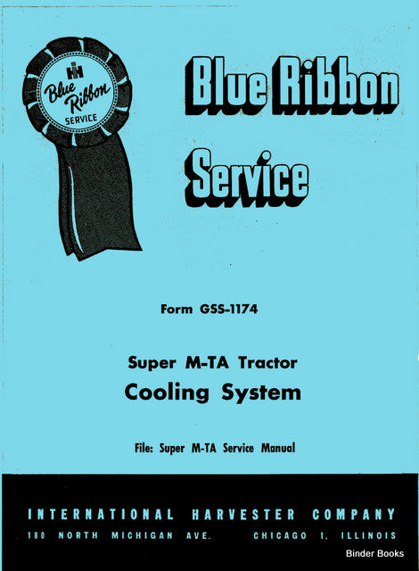 BB-GSS-1174 Binder Books IH MANUALS & DECALS