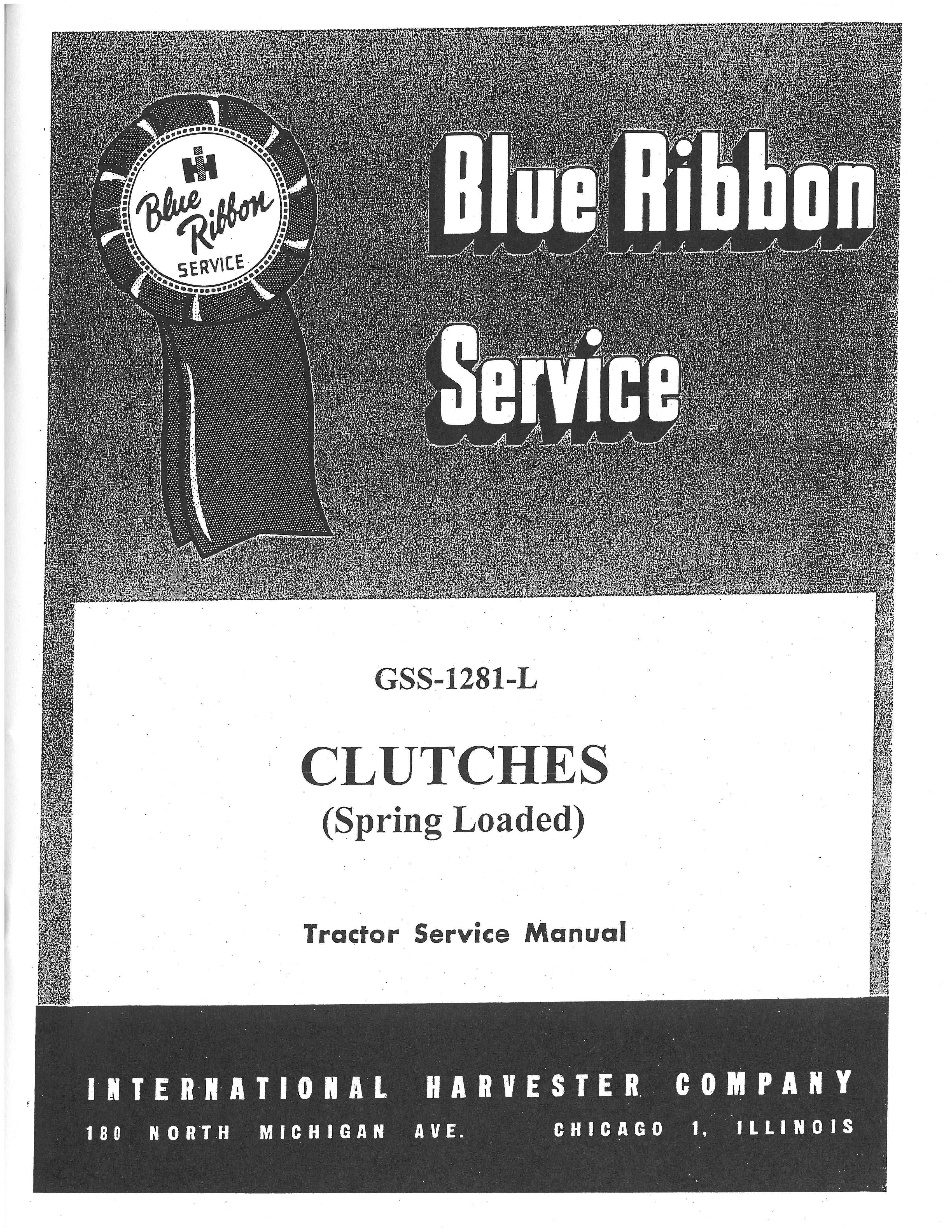 BB-GSS-1281 Binder Books IH MANUALS & DECALS