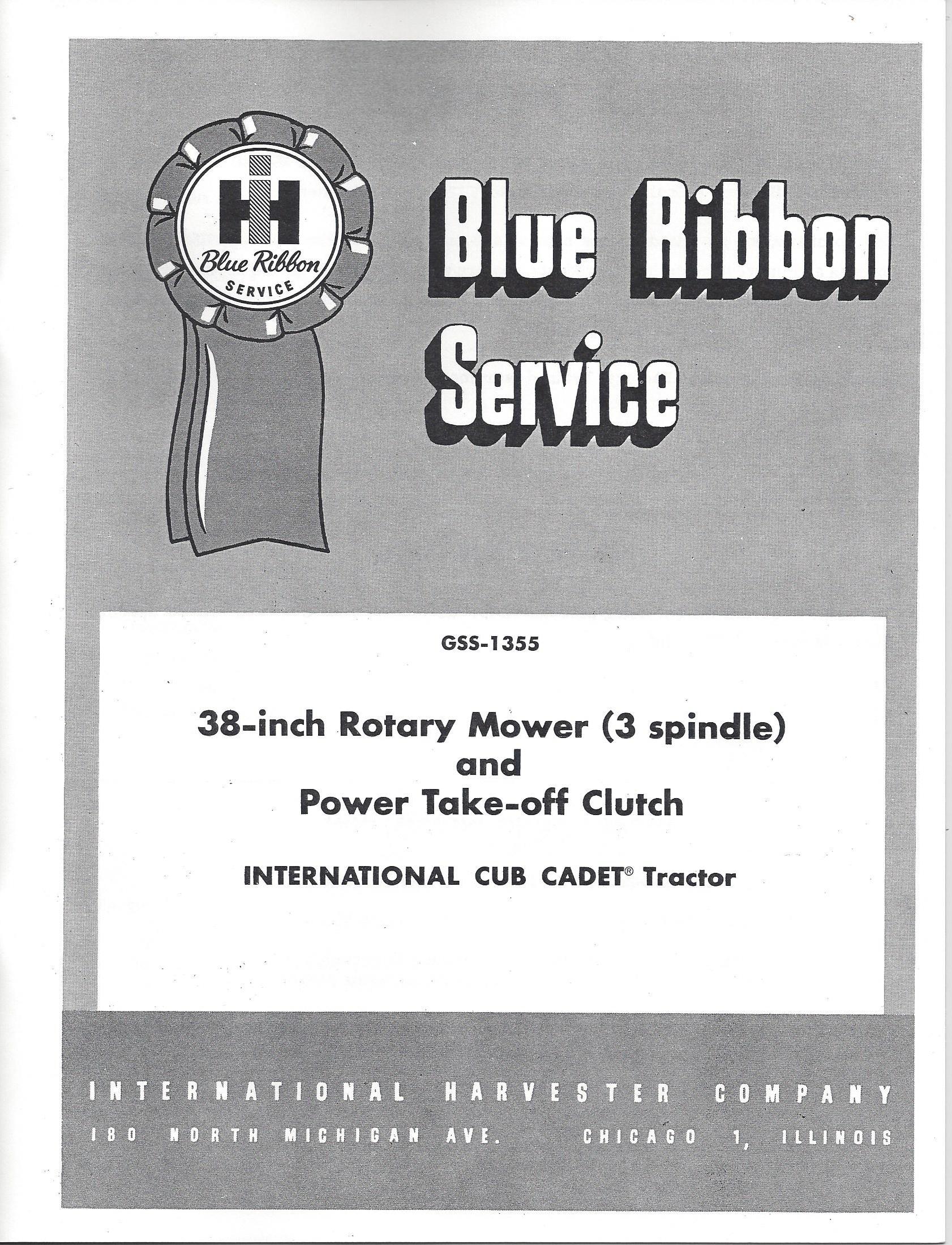 BB-GSS-1355 Binder Books IH MANUALS & DECALS