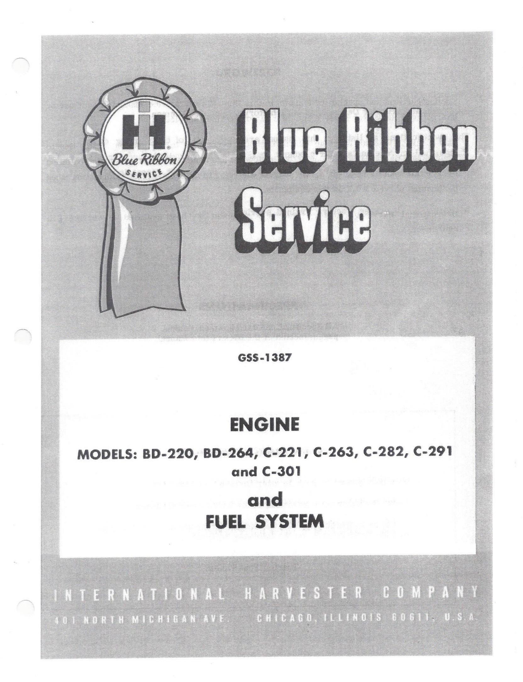 BB-GSS826GSET Binder Books IH MANUALS & DECALS