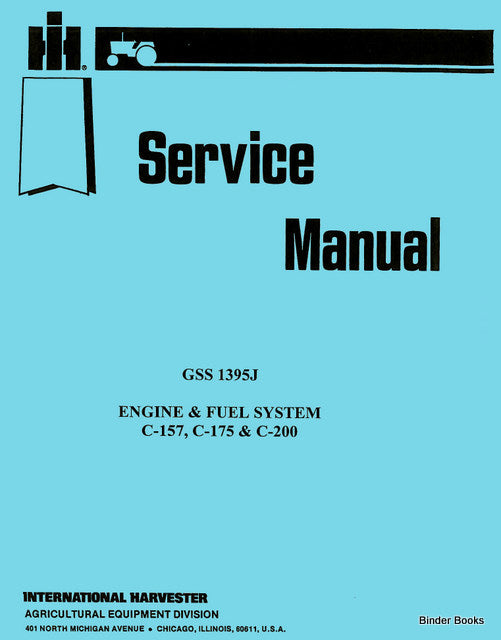 BB-GSS350GSET Binder Books IH MANUALS & DECALS