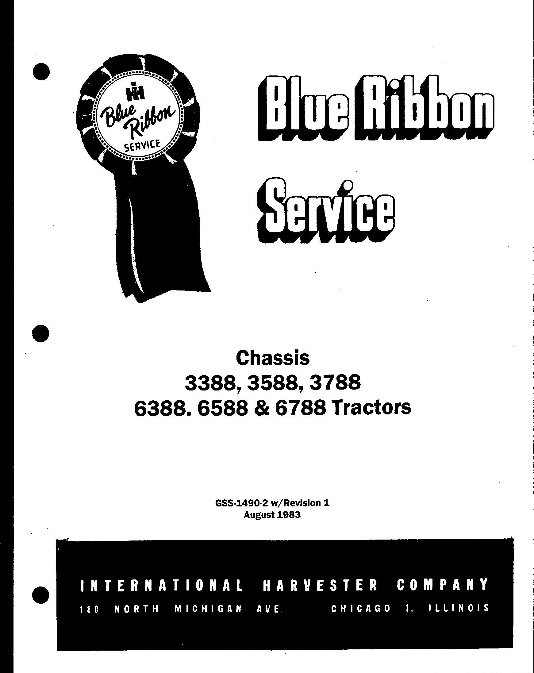 BB-GSS-1490 Binder Books IH MANUALS & DECALS