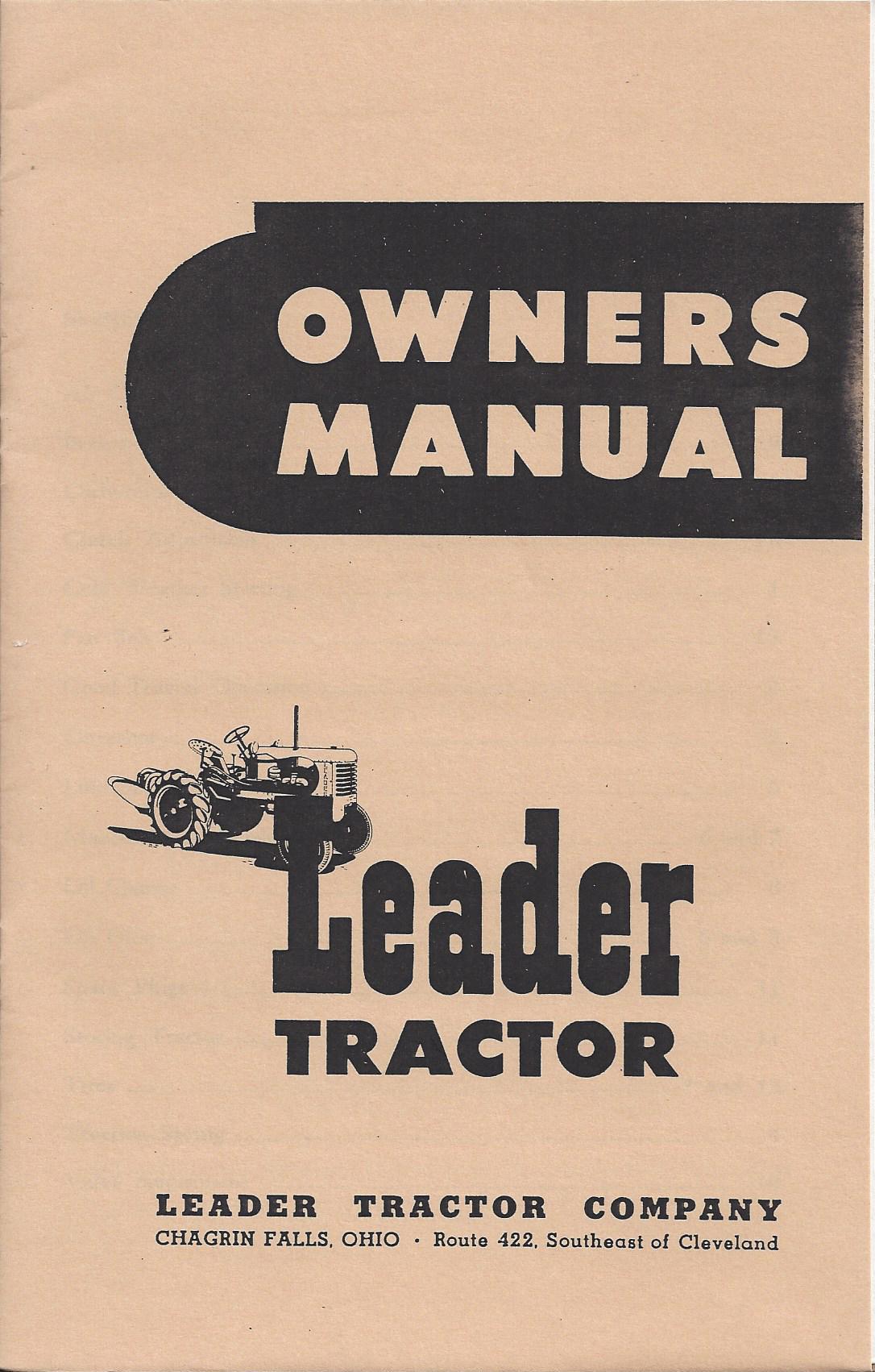 BB-GT-LT-OM Binder Books IH MANUALS & DECALS