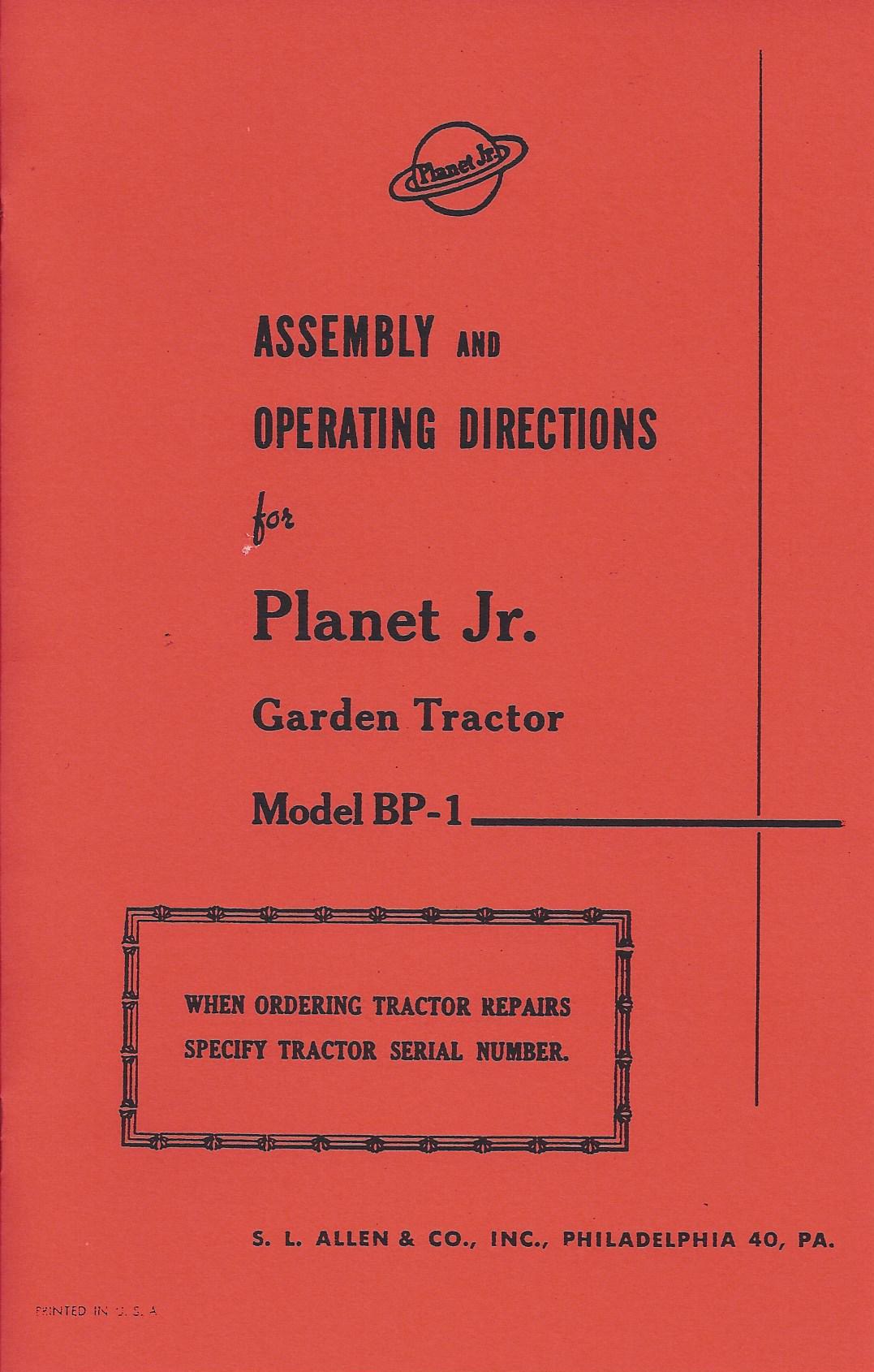 BB-GT-PJ-BP Binder Books IH MANUALS & DECALS