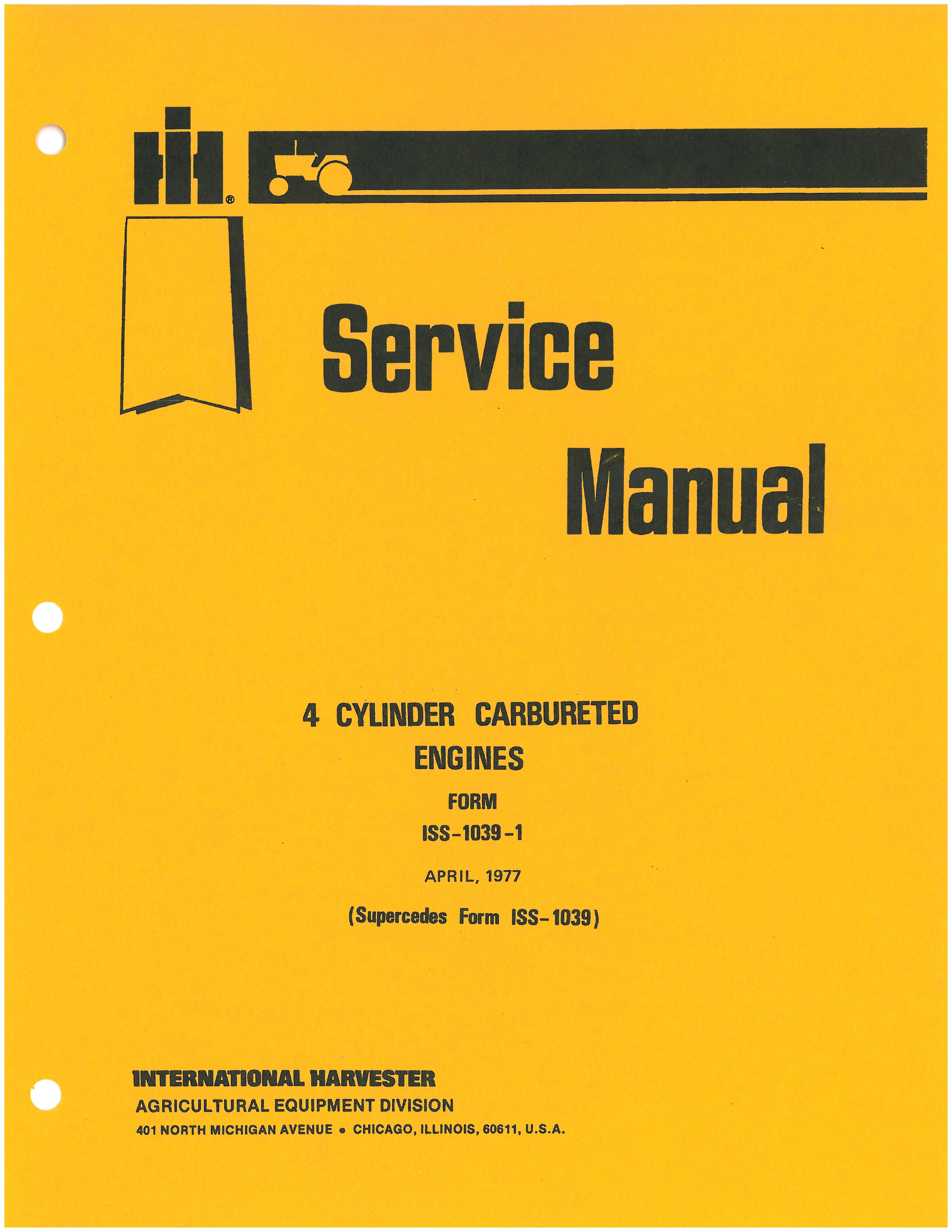 BB-ISS-1039 Binder Books IH MANUALS & DECALS