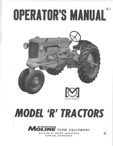 BB-MM-OM-R Binder Books IH MANUALS & DECALS