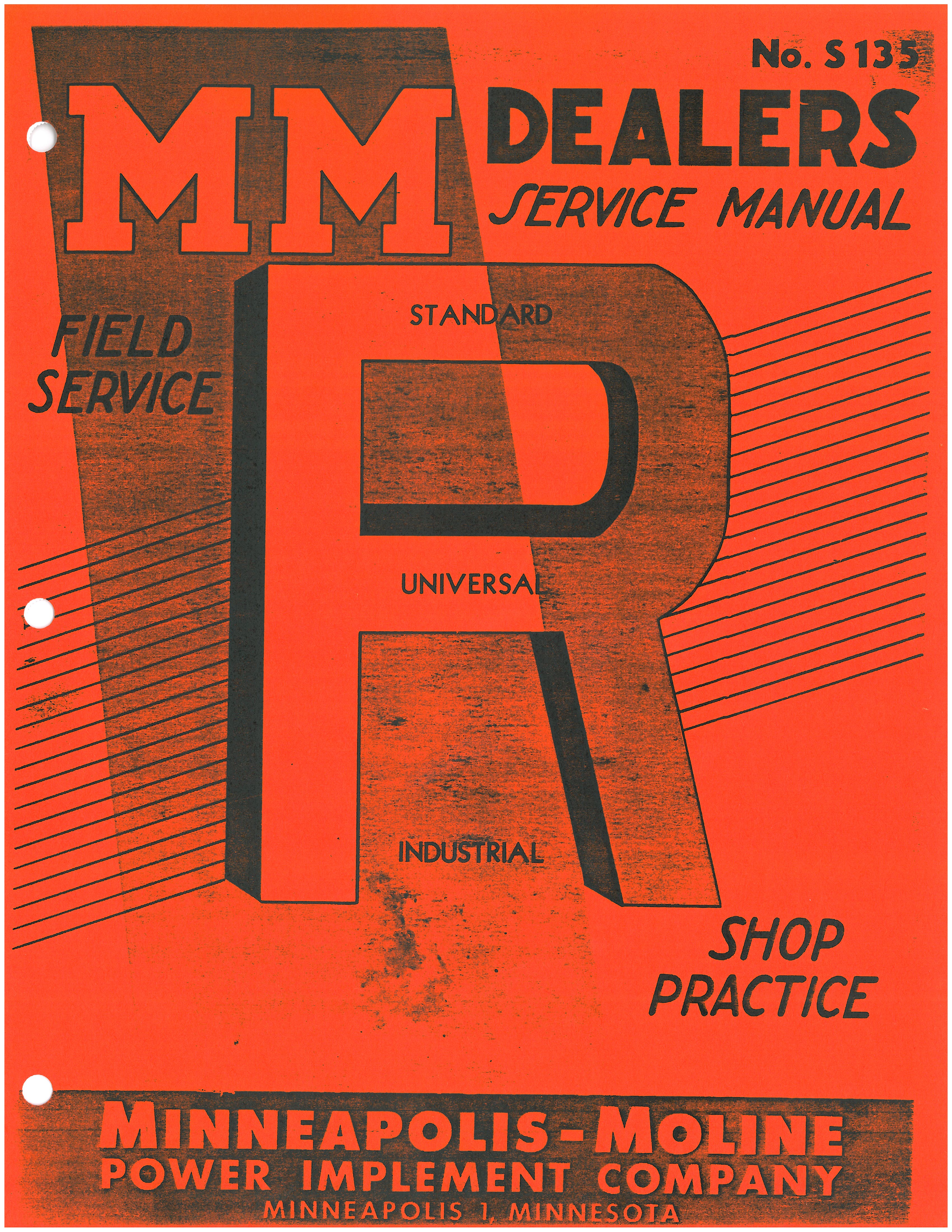BB-MM-SM-R Binder Books IH MANUALS & DECALS