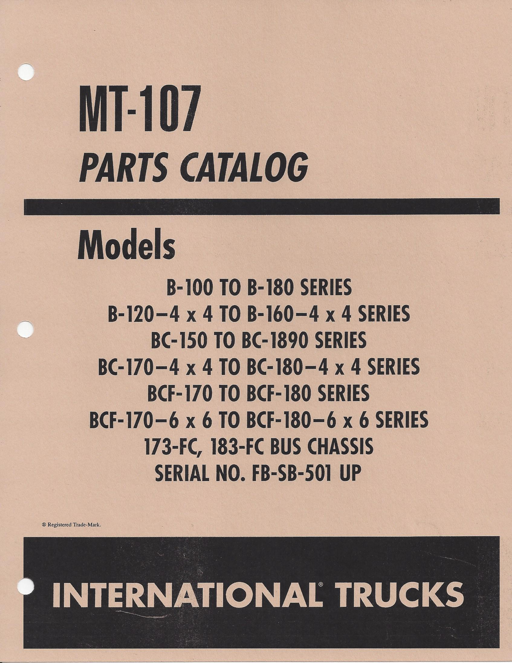BB-MT-107 Binder Books IH MANUALS & DECALS