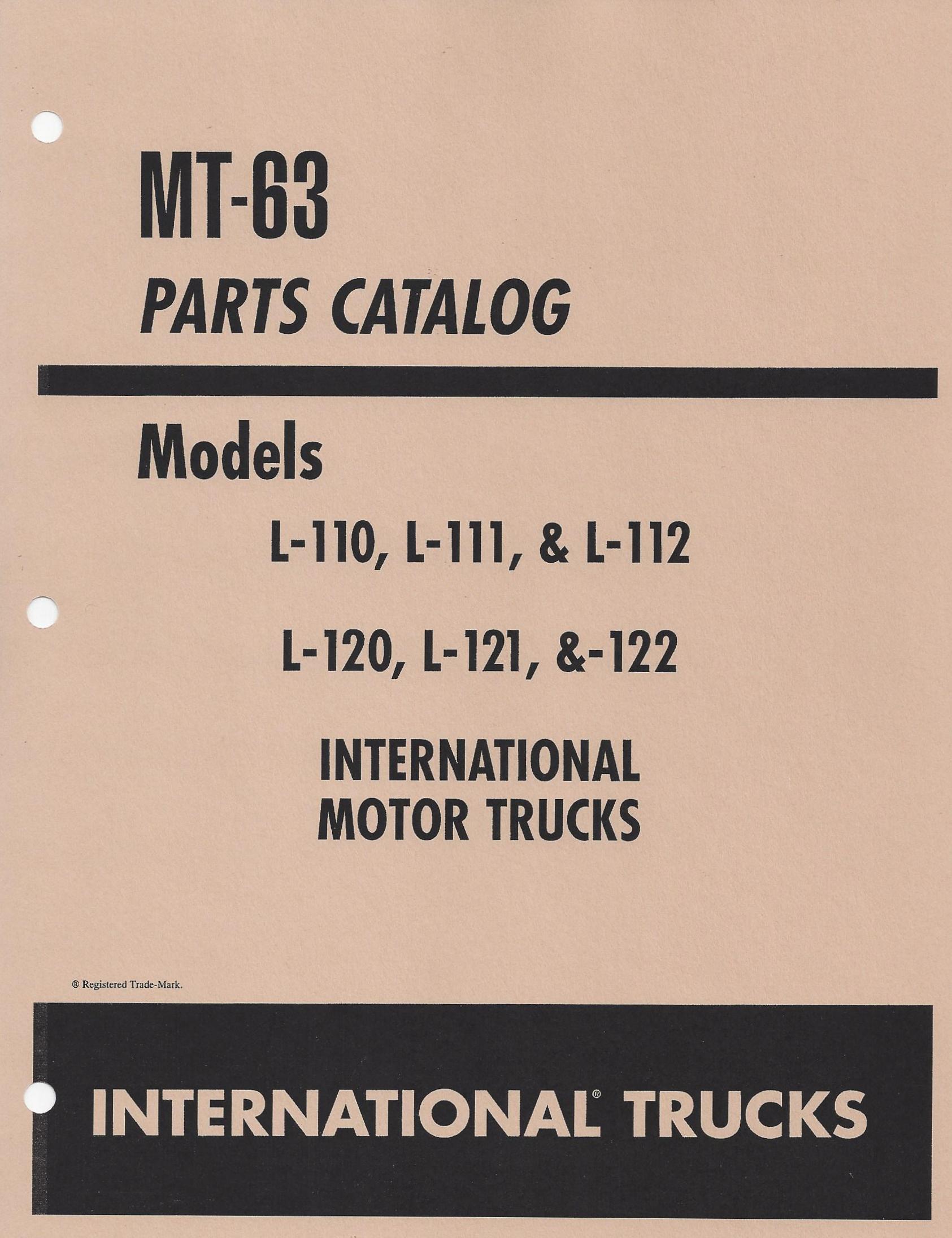 BB-MT-63 Binder Books IH MANUALS & DECALS