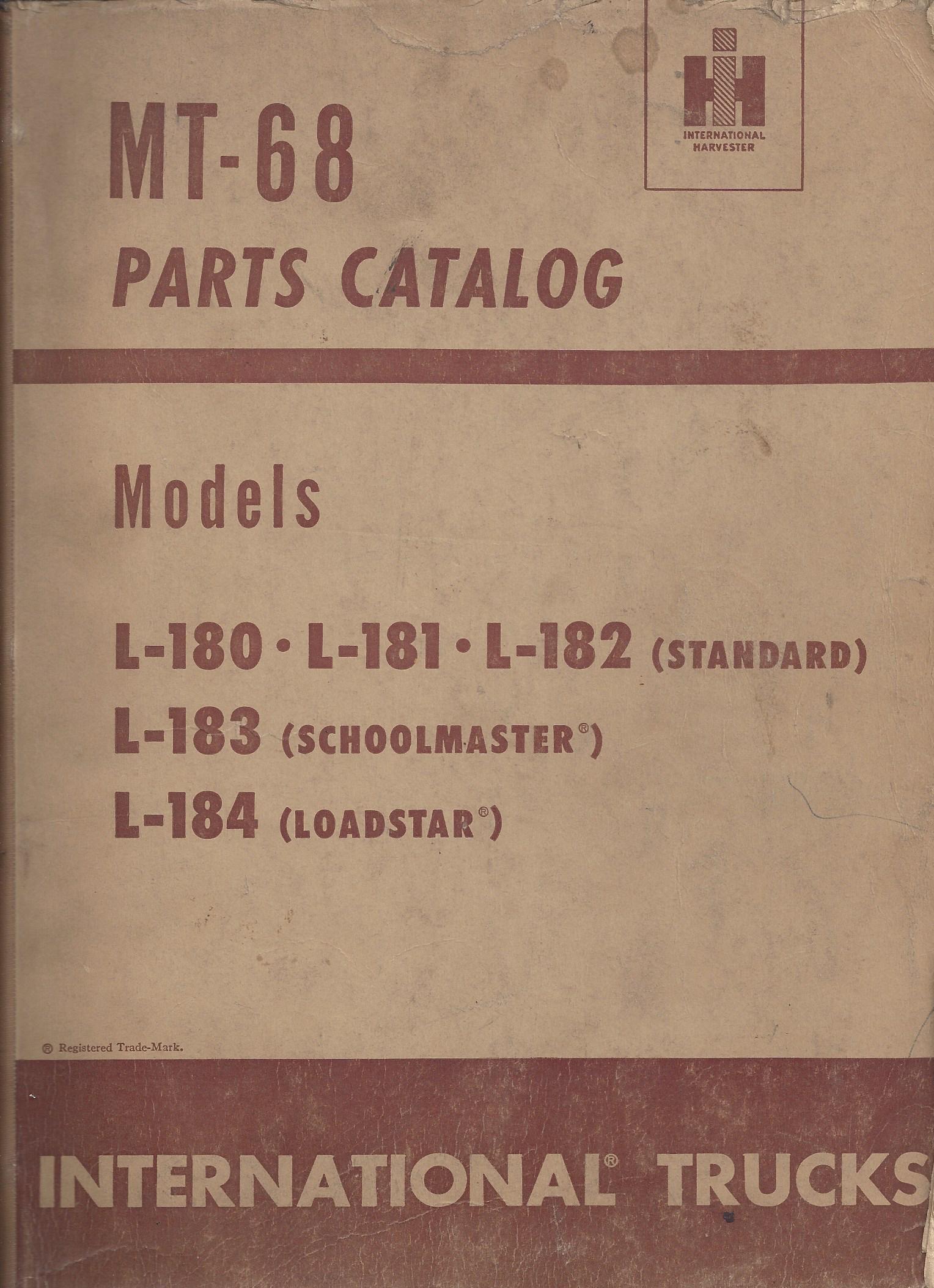 BB-MT-68 Binder Books IH MANUALS & DECALS