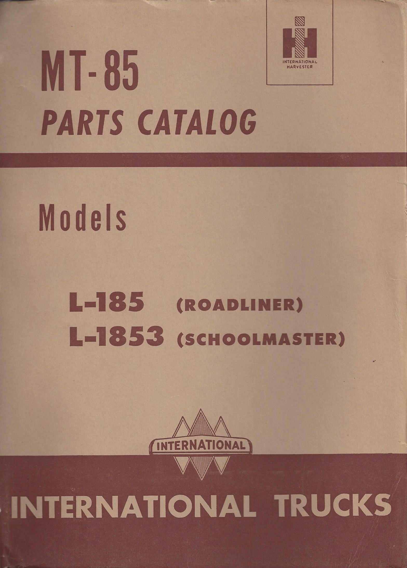 BB-MT-85 Binder Books IH MANUALS & DECALS