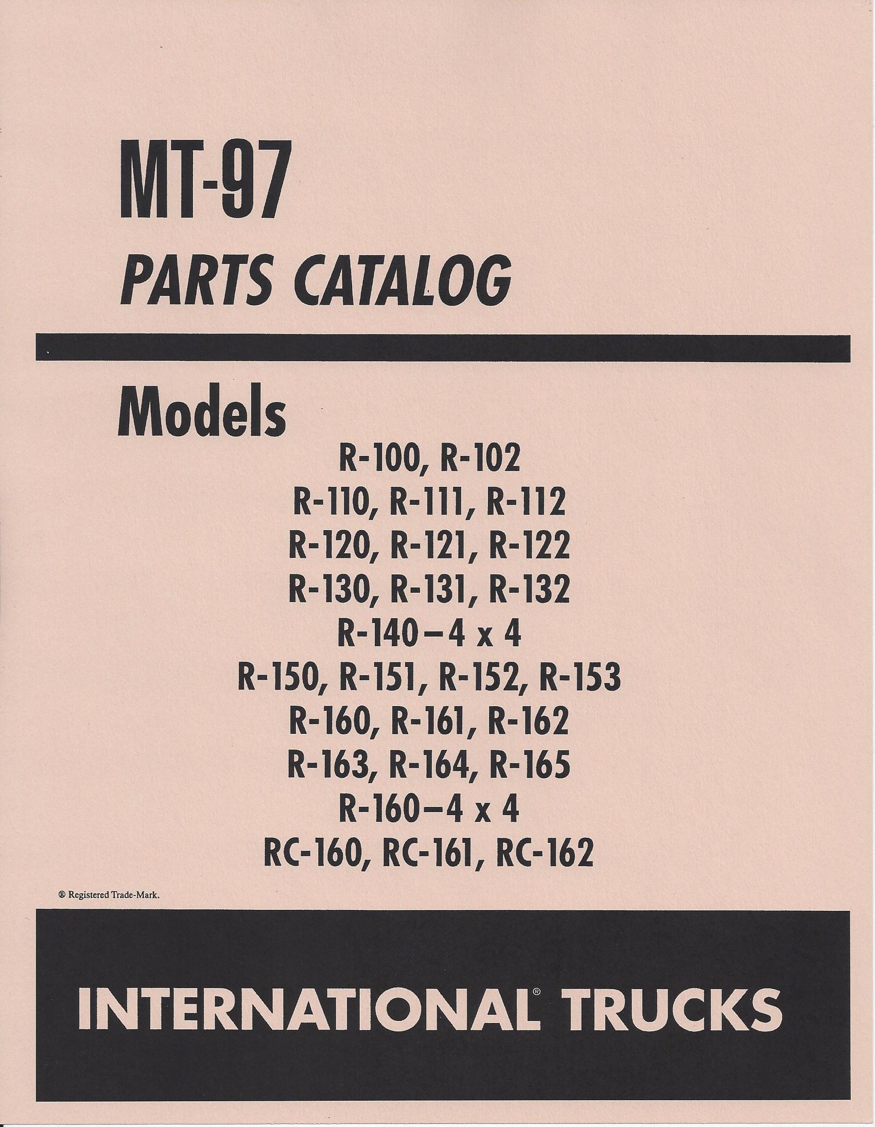 BB-MT-97 Binder Books IH MANUALS & DECALS