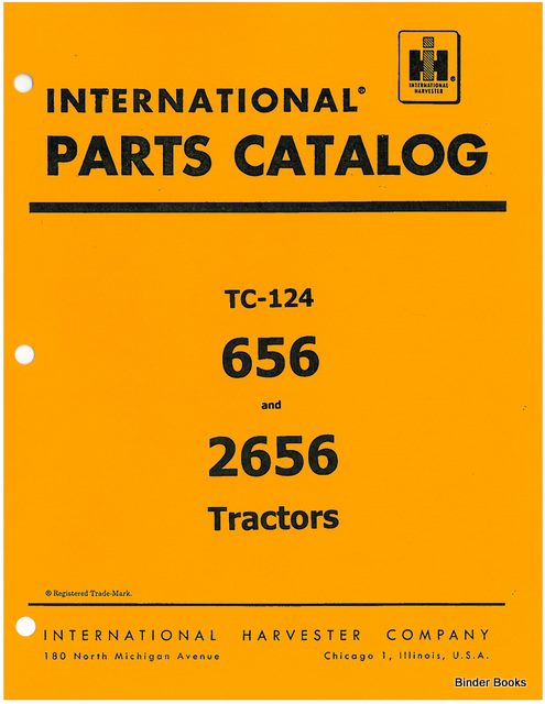 BB-TC-124 Binder Books IH MANUALS & DECALS