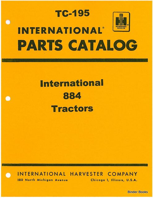 BB-TC-195 Binder Books IH MANUALS & DECALS