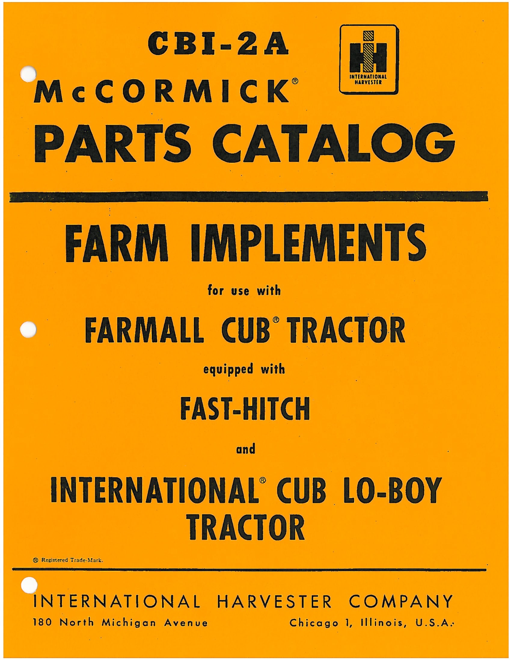 BB-CBI-2A Binder Books IH MANUALS & DECALS
