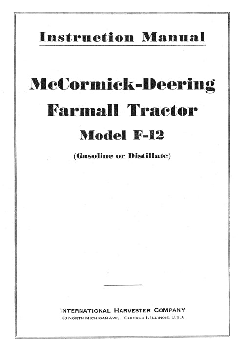 BB-INT-5119A Binder Books IH MANUALS & DECALS