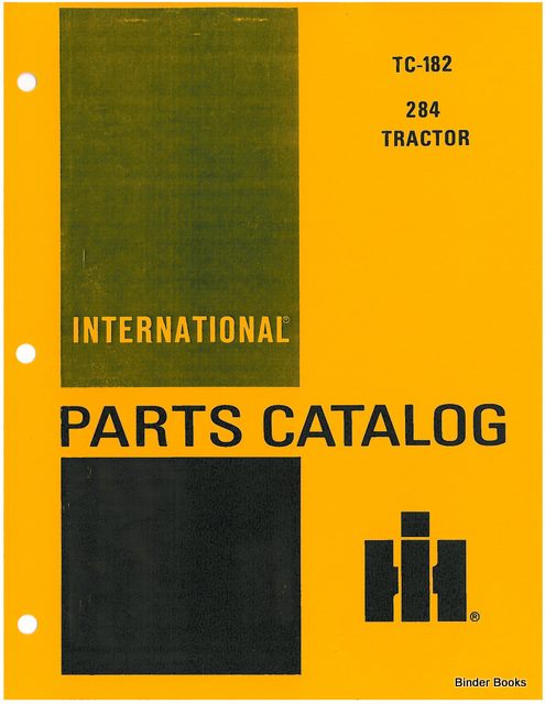 BB-TC-182 Binder Books IH MANUALS & DECALS