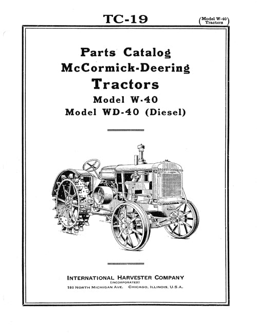 BB-TC-19 Binder Books IH MANUALS & DECALS