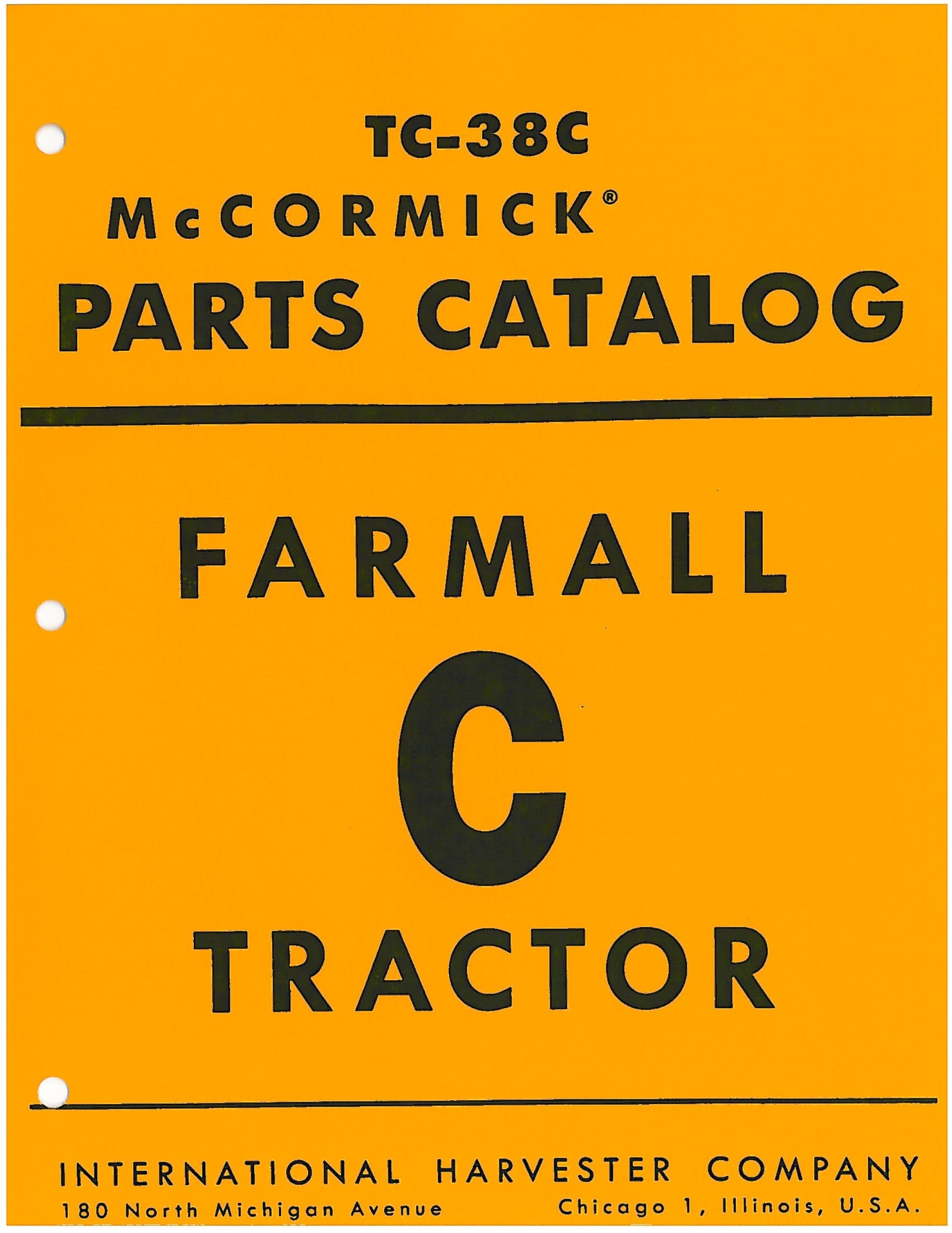 BB-TC-38C Binder Books IH MANUALS & DECALS