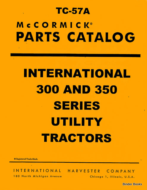 BB-TC-57A Binder Books IH MANUALS & DECALS