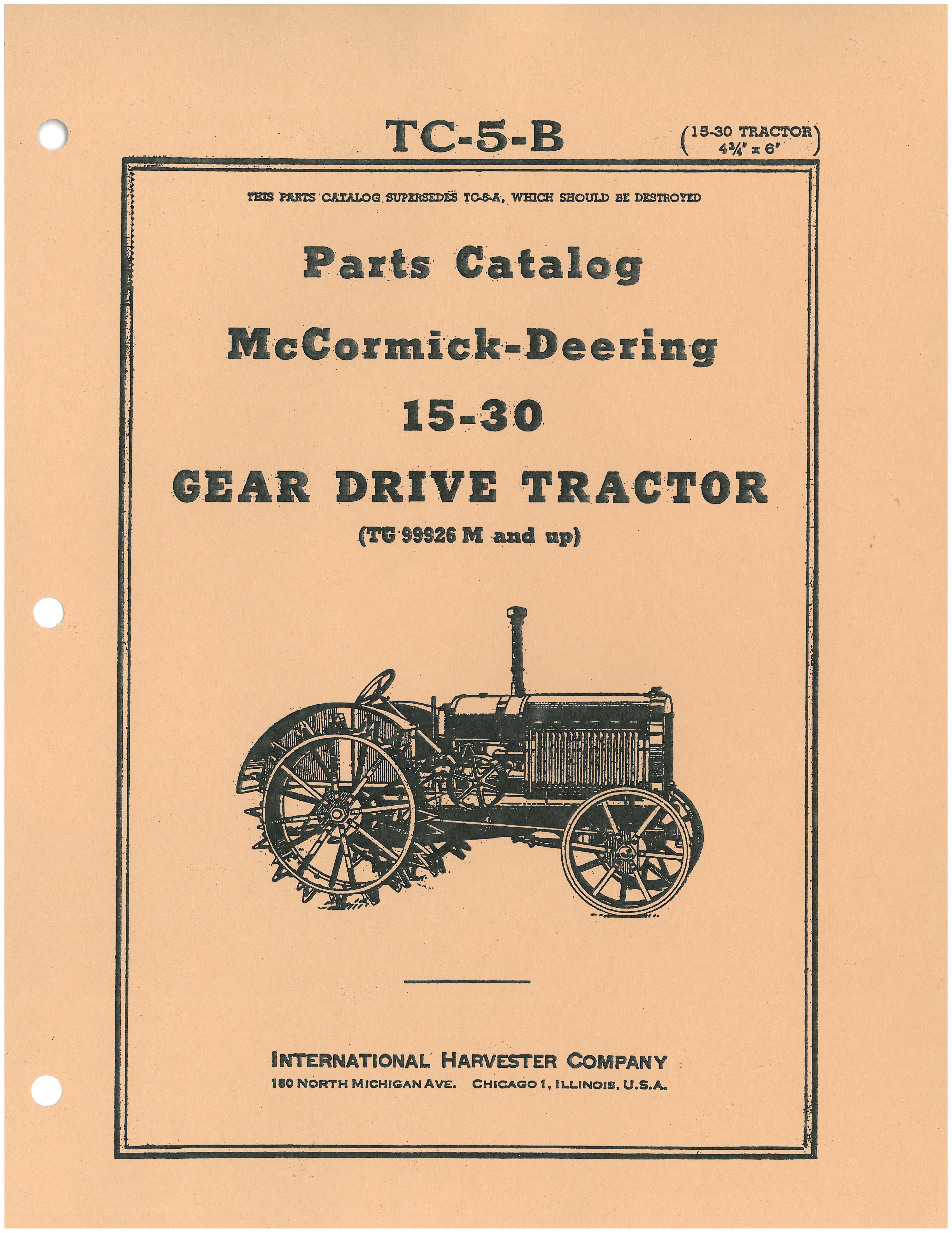 BB-TC-5B Binder Books IH MANUALS & DECALS