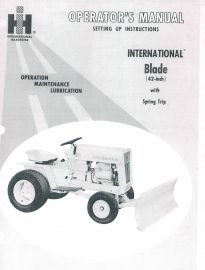 IH Cub Cadet Tracteur service manual 86,108,109,128,129, 
