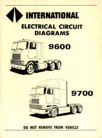 Electrical Circuit Diagrams for 1988-89 IH International 9600, 9700 Model Truck