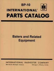 Parts Catalog for McCormick No. 241 & 2400 International Baler and Related Equipment