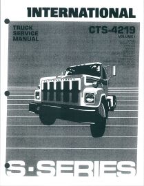 Service Manual for 1986 International S-Series Truck - 2 Large Volumes