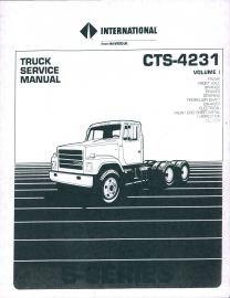 Service Manual for 1987 International S-Series Truck - 2 Volume Set