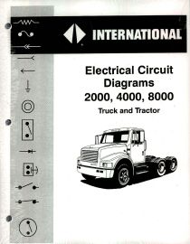 Electrical Circuit Diagrams for 1997-98 IH International 2000, 4000, 8000 Truck