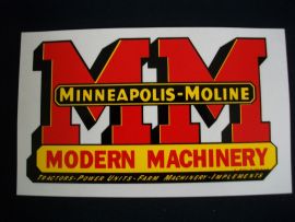 Minneapolis Moline Logo Decal - 3" x 5"
