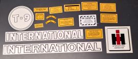 International T-9 Gasoline Crawler Restoration Decal Set