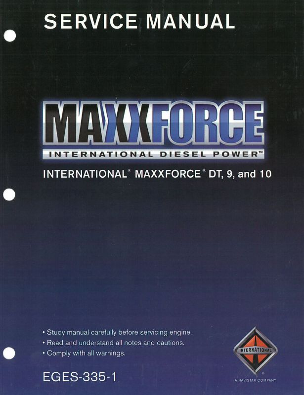 Binder Books: Service Manual for International® MaxxForce