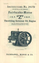 Binder Books: Fairbanks Morse Stationary Engine Manuals