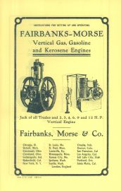 Instructions for Setting Up & Operating the Fairbanks Morse Vertical Engine
