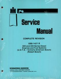 FARMALL 400 W Diesel Torque Amplifier Service Manual IH 