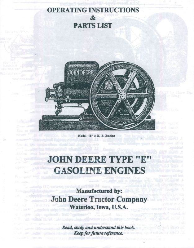 Shop John Deere Stationary Engine Manuals Now