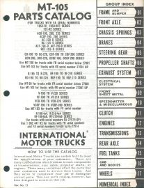 Parts Catalog for International R Models 185-up,  V-190 to V-220; VF-190 to VF-210; VCO-190 to VCO