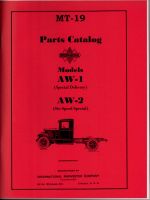 Parts Catalog for International Models AW-1 & AW-2 Truck