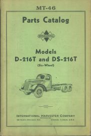 Parts Catalog for International Models  D-216T and DS-216T Six Wheel Truck
