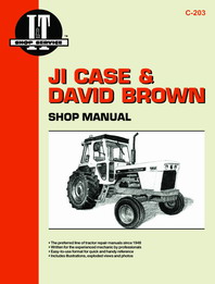 I & T Shop Service Manual for JI Case  & David Brown Series 770, 870, 970, 1070, 1170, 1175 & More