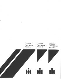 Service Manual for International  R-185 & Up, Fleetstar, Transtar, 210-230, and M Series