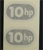 10HP Horsepower Decal Set for Cub Cadet Engines