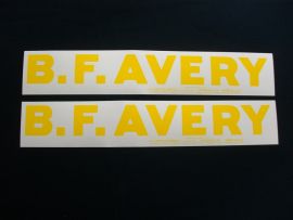 B.F. Avery Restoration Decal Set