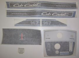 Cub Cadet 147 Restoration Decal Set