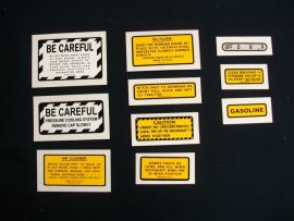 Farmall (or IH) 200, 230 Gas Tractor Small Decal Set